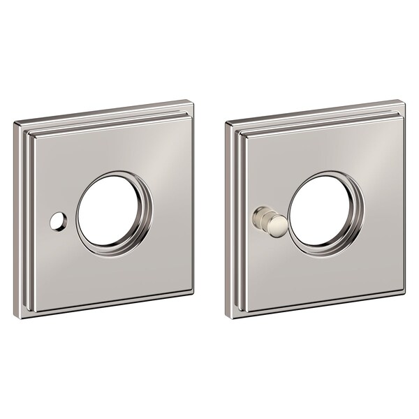 Baldwin Privacy Rosettes Lifetime Bright Nickel R049.055.PV - main